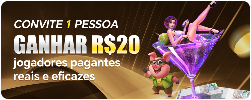 Imagem promocional do aplicativo mobile da 587bet